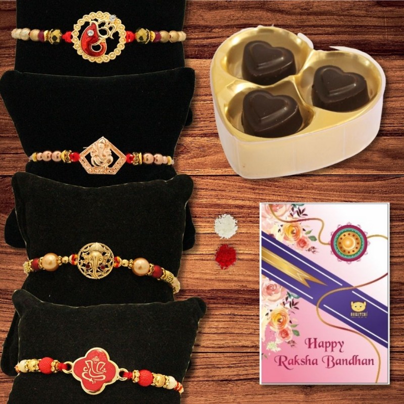 Celebration of Bonds Rakhi Gift Box: Gift/Send Rakhi Gifts Online  JVS1184946 |IGP.com