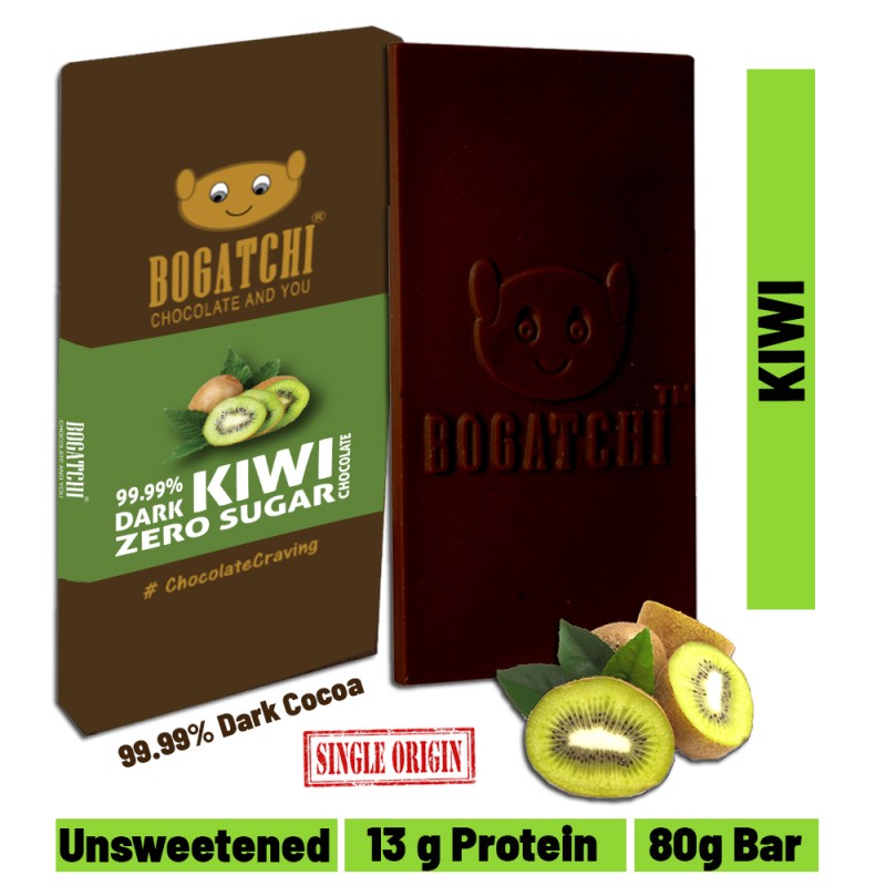 BOGATCHI Premium 99% Dark Chocolate, Pure