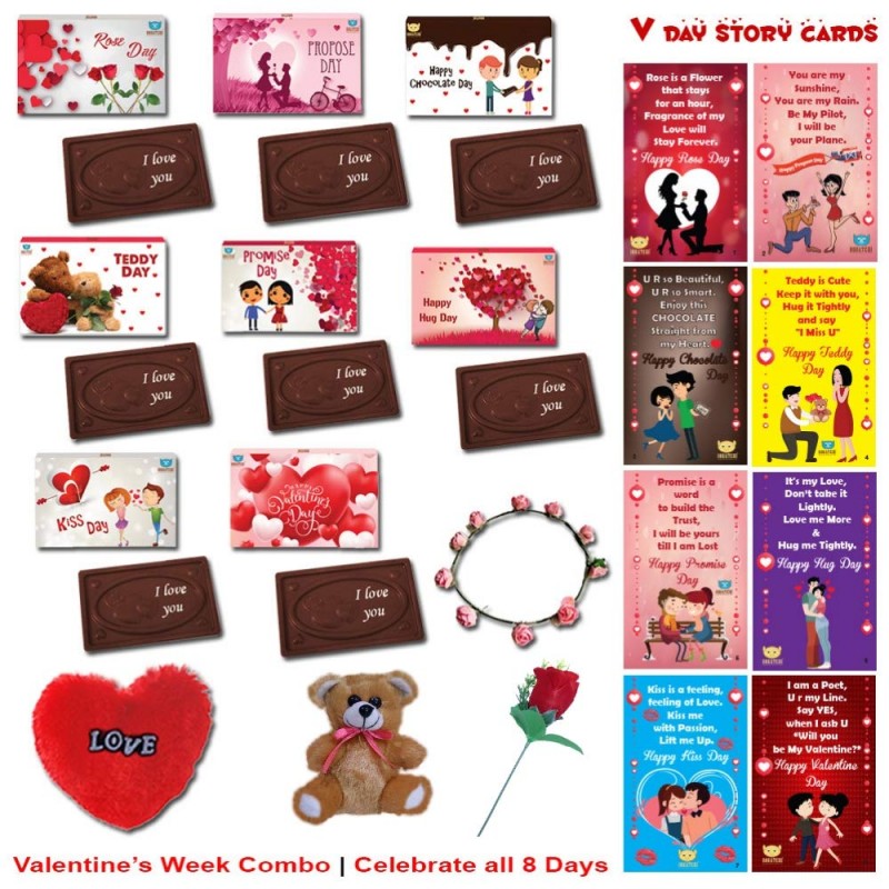 angroos Valentine Week 7 Days Of Valentine's Day Gift Basket With Exclusive Gifts  Combo Price in India - Buy angroos Valentine Week 7 Days Of Valentine's Day  Gift Basket With Exclusive Gifts